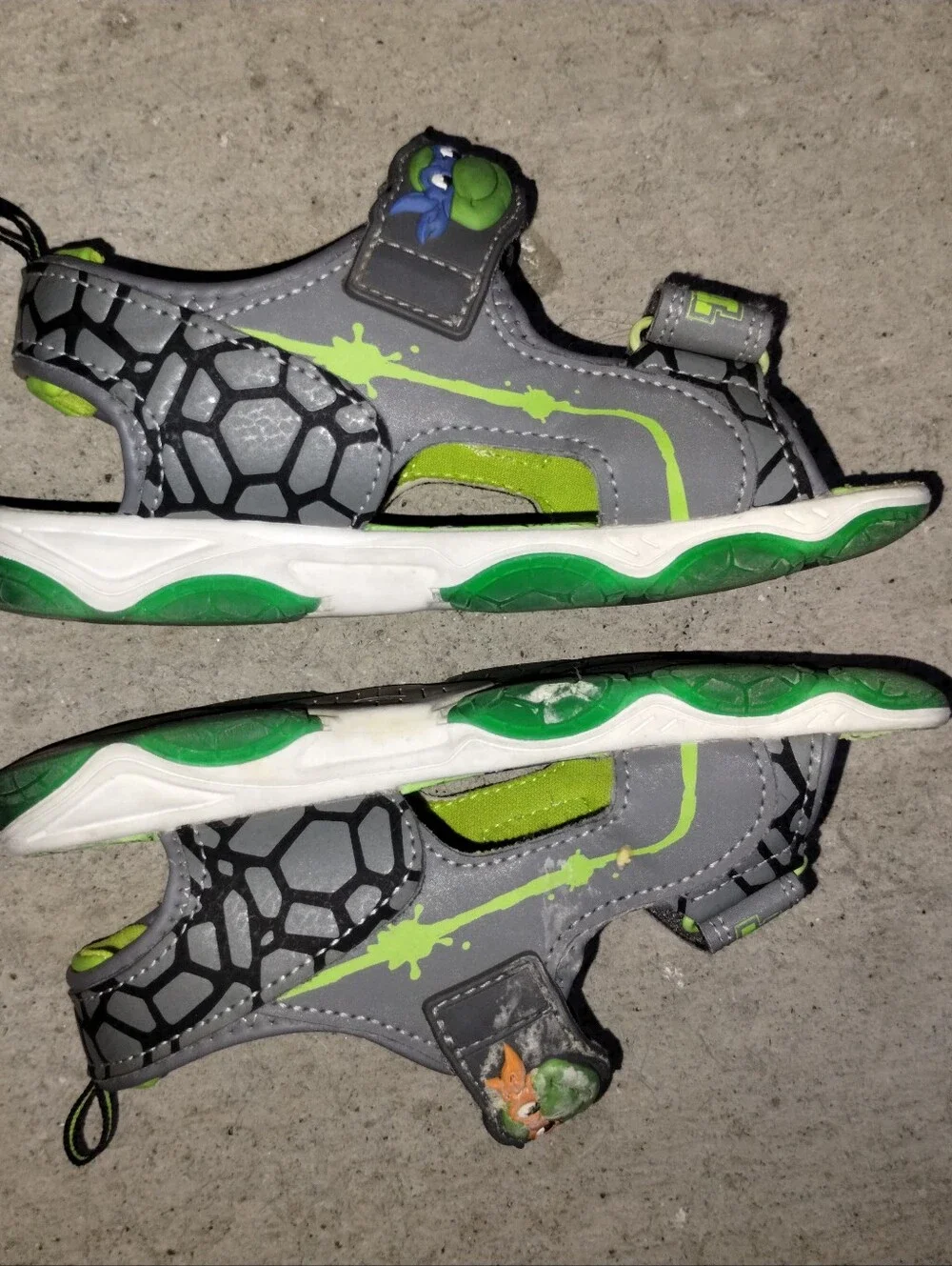 Teenage Mutant Ninja Turtle Sandals Size 12